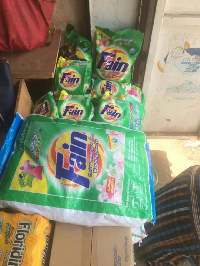 we manufacture 25g,30g,35g top quality laundry pwoder/washing powder 50kg with good price