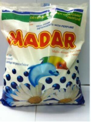 hot sale branded laundry detergent powder/washing powder with woven bag packed to africa