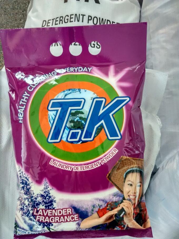10kg high quality good smell branded laundry detergent/power detergent powder with T.K brand name to Gambia market