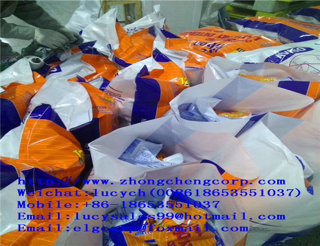 Eco-friendly OEM washing powder/3 in 1 washing powder packing plastic bags/blue powder detergent with very nice perfume