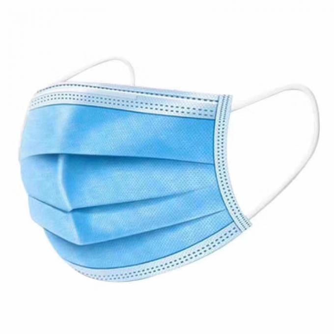 Non-woven disposable Face Mask 3ply face mask disposable with tie-on BFE>99%