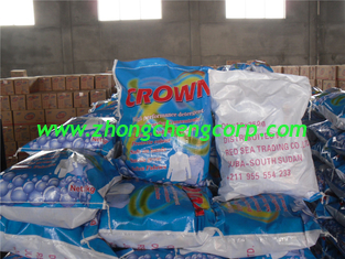China popular selling blue color low price detergent powder/blue color washing powder with 300g, supplier
