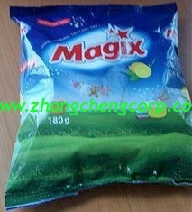 China good quality 180g,1kg,500g OEM washing powder/power washing powder with magix brand name to Senegal market supplier
