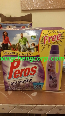 good price top quality detergent powder by boxes/automatic boxes washing powder to Iraq