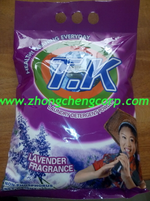 Active matter 13% lavender fragrance T.K branded laundry detergent/1 kg detergent powder with lavendar smell