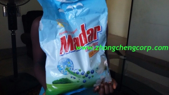 Nice fragrance high quality OEM detergent powder/powder detergent sachets with Madar brand name to Senegal market