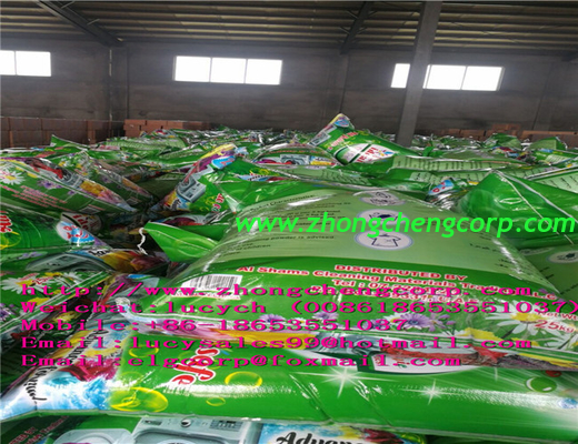 High foma Low price detergent powder/25kg bulk washing powder/bulk powder detergent used for hand and washing machine