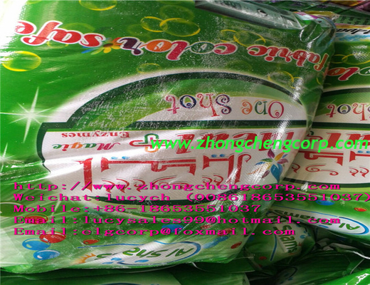 High foma Low price detergent powder/25kg bulk washing powder/bulk powder detergent used for hand and washing machine